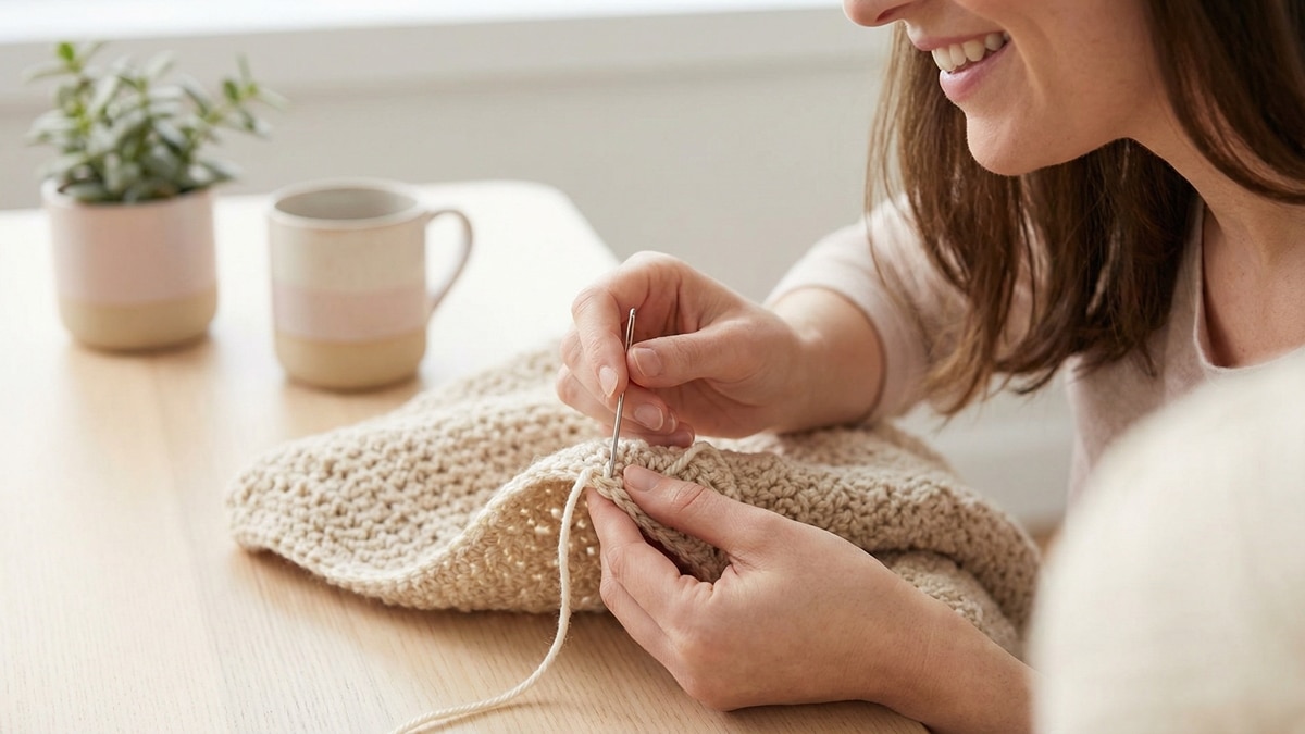 Dicas de Ouro para Esconder Pontas de Fios de Arremate: Técnica Perfeita para Profissionais e Iniciantes em Crochê