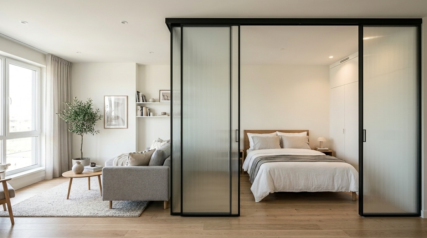 Divisórias de Vidro Canelado: A Solução para Ambientes Pequenos em 2026