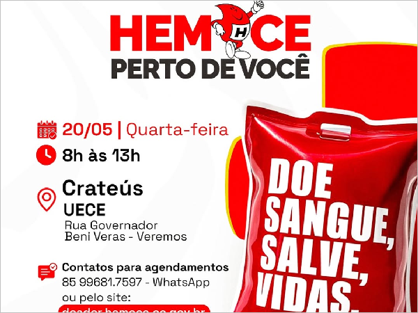 Doe Sangue Ceará: Salve Vidas em Crateús