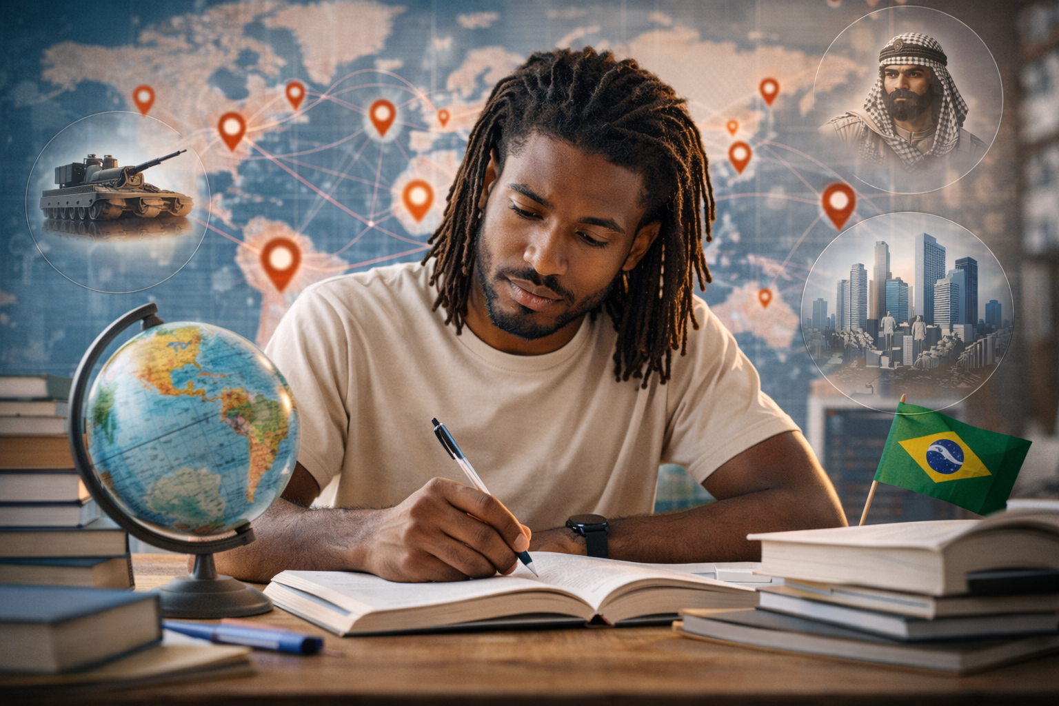 Dominante o Concurso ABIN: por que História e Geografia são fundamentais