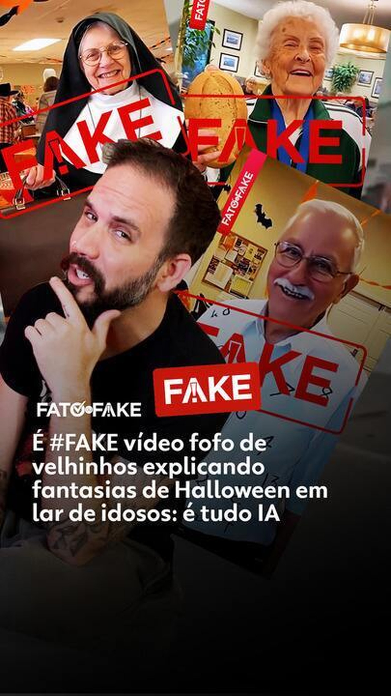É #FAKE vídeo de mulher sendo levada por ventania; cena foi criada com inteligência artifi