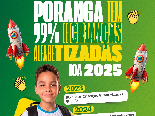 Educação de Excelência em Poranga: 99% de Alfabetização Infantil