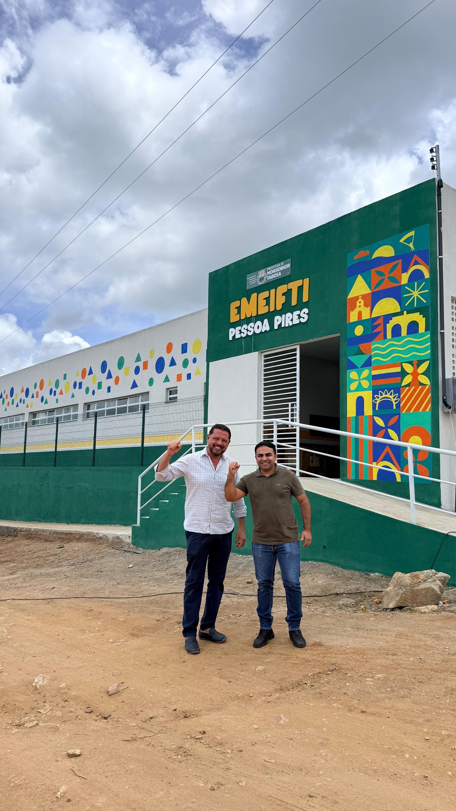 Educação em Foco: Prefeito Salomão Inaugura Escola Moderna em Pitombeira