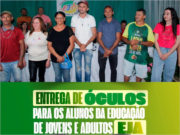 Educação Inclusiva: Prefeitura de Poranga Distribui Óculos para Alunos da EJA