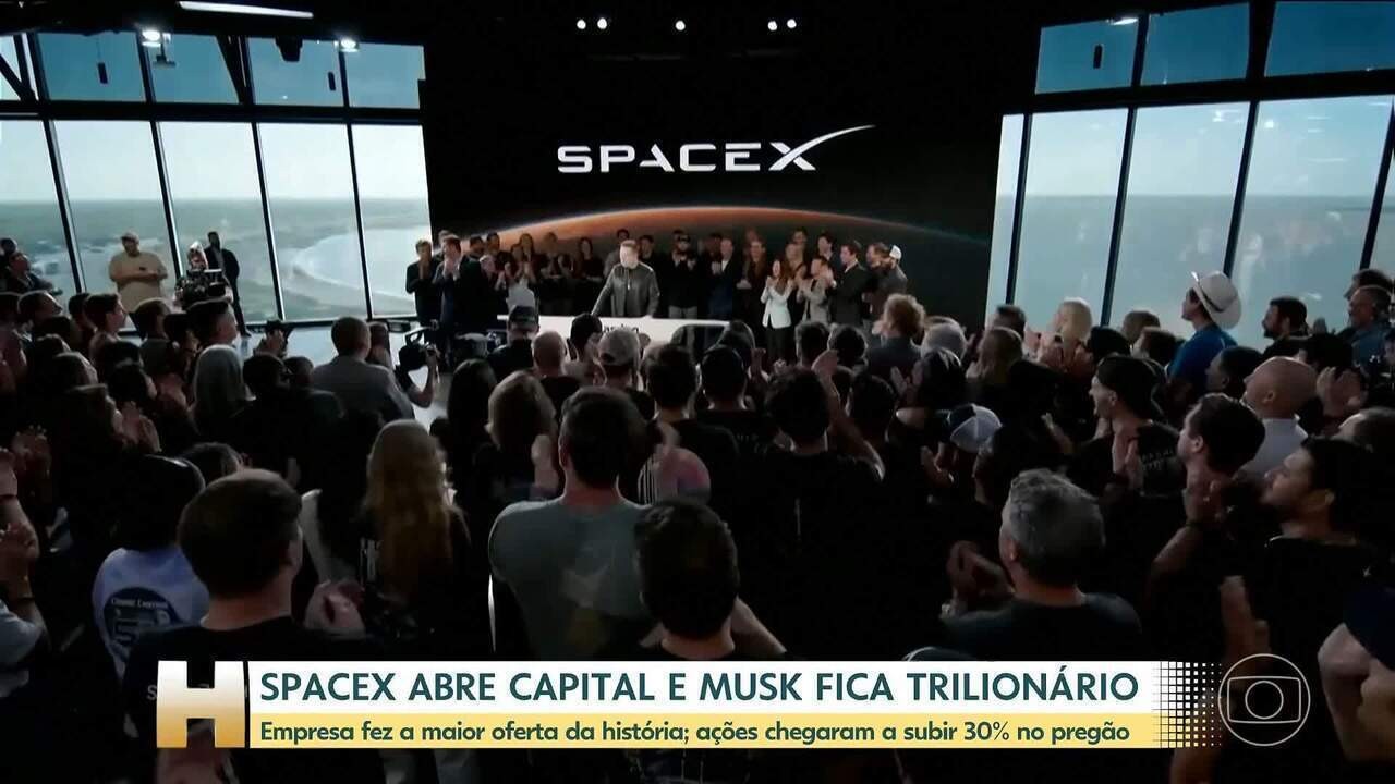 Elon Musk Torna-se O Primeiro Trilionário com IPO da SpaceX