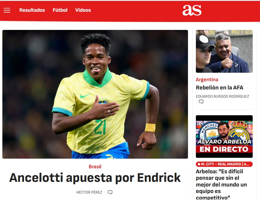 Endrick Chama Atenção: Ancelotti Aposta no Jovem Brasileiro