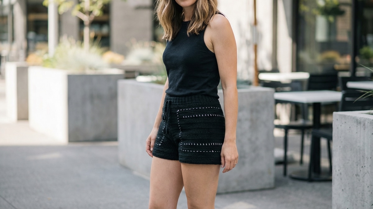 Enfrente o Verão com Shorts de Crochê Super Estilosos e Frescos