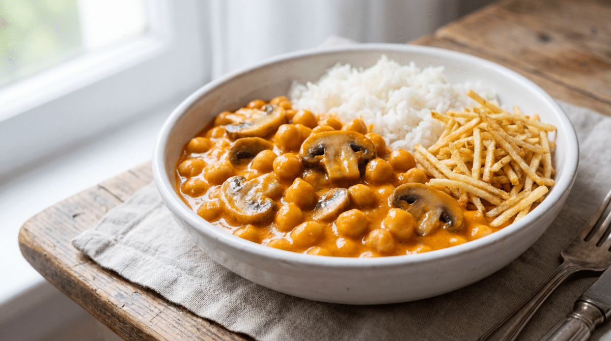 Estrogonofe de Grão de Bico: Receita Vegetariana Fácil e Deliciosa