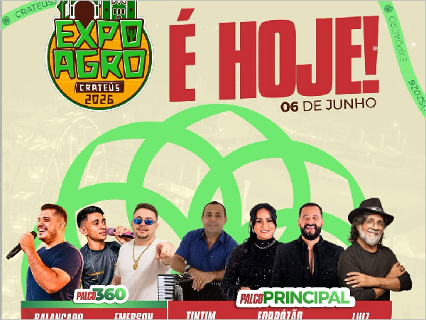 ExpoAgro Crateús 2026: O Maior Evento Agropecuário do Ceará Acontece Hoje!