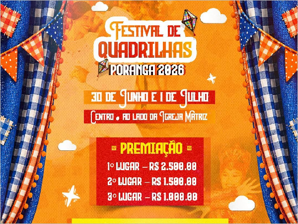 Festival de Quadrilhas 2026 em Poranga: Descubra o Maior Evento Junino do Ano!