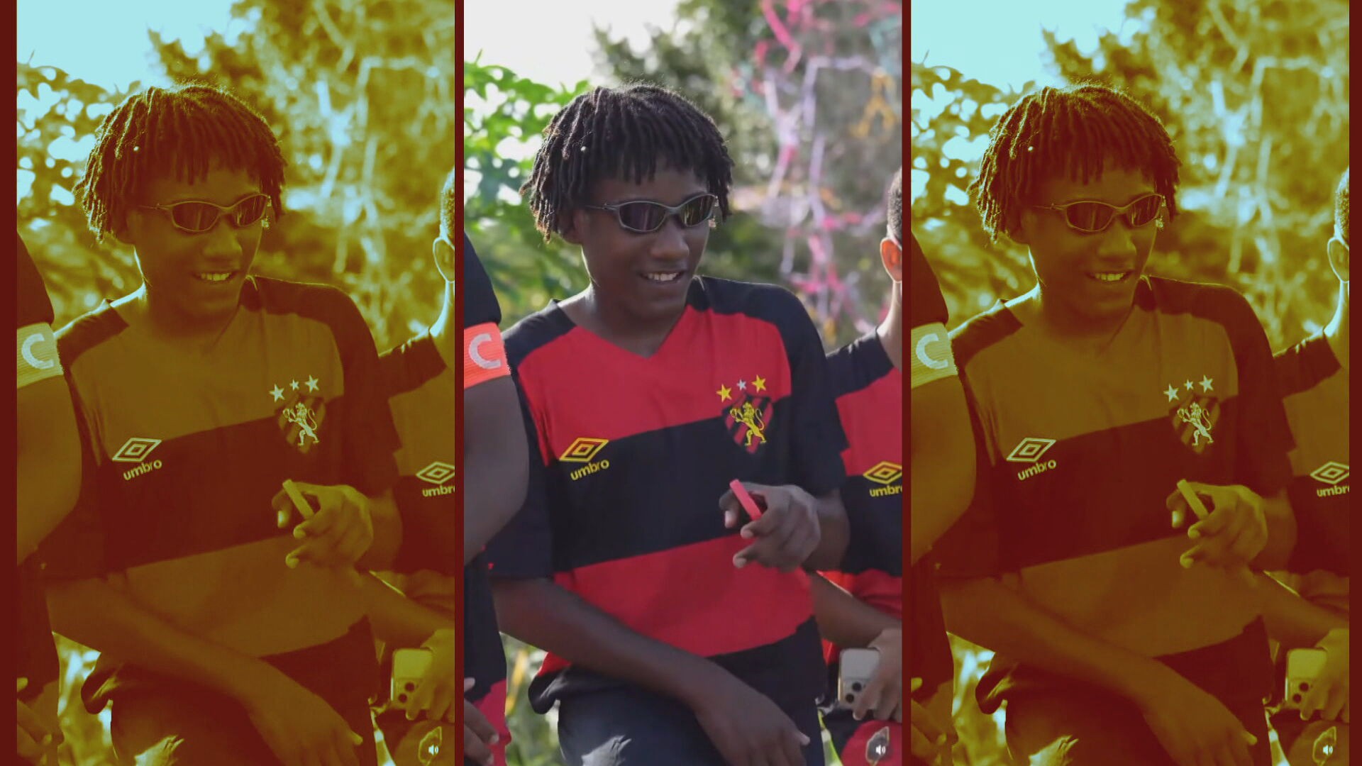 Filho de Caça-Rato joga no sub-15 do Sport, e pai revela conselhos: "Não faça gol no Santa