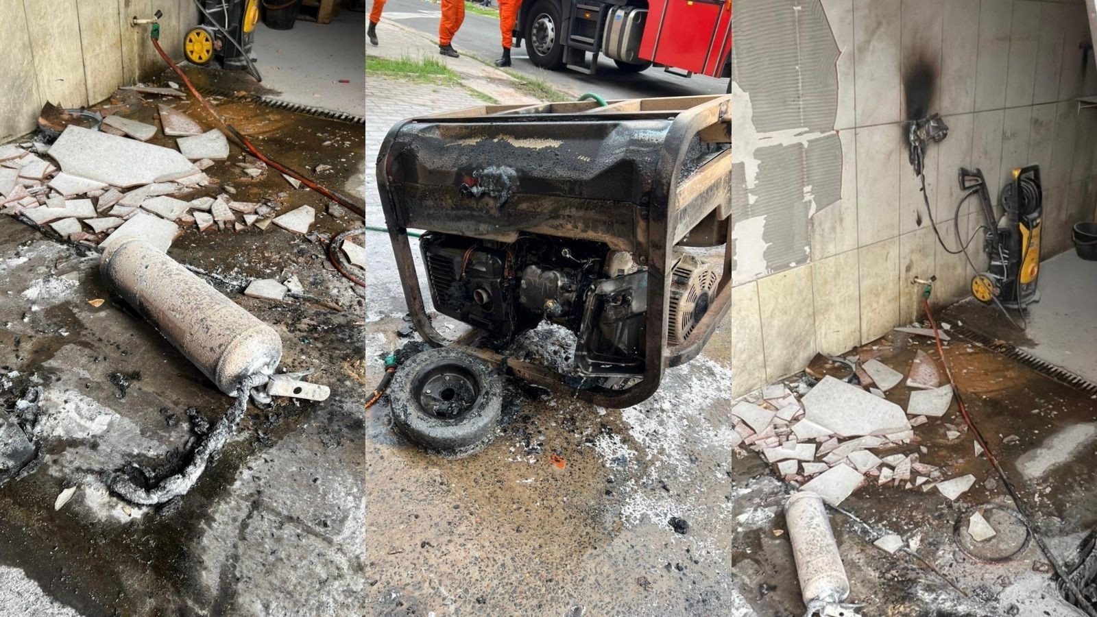 Funcionário é levado ao HUT após princípio de incêndio em loja de materiais de construção 