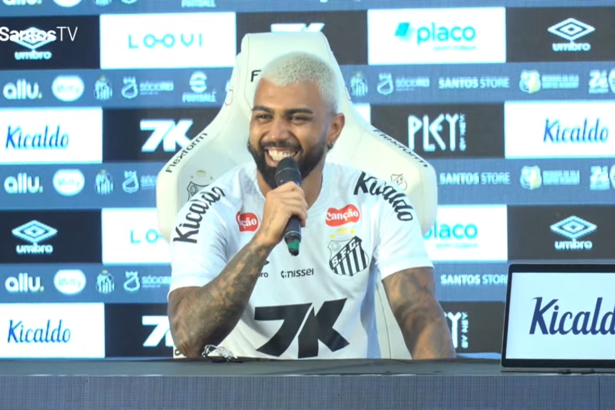 Gabigol titular: veja onde assistir estreia do Santos no Paulistão