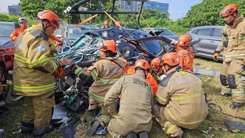 Helicóptero sem autorização da Anac fornece horas de voo ao Rio em troca de heliponto