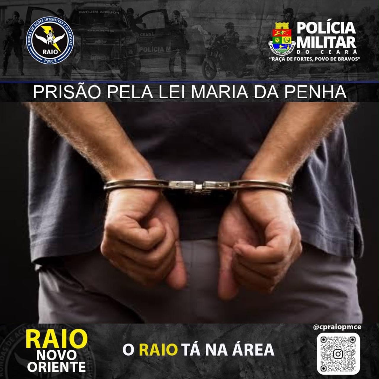 Homem Preso por Violência Doméstica em Novo Oriente: Um Caso de Ameaça e Agressão