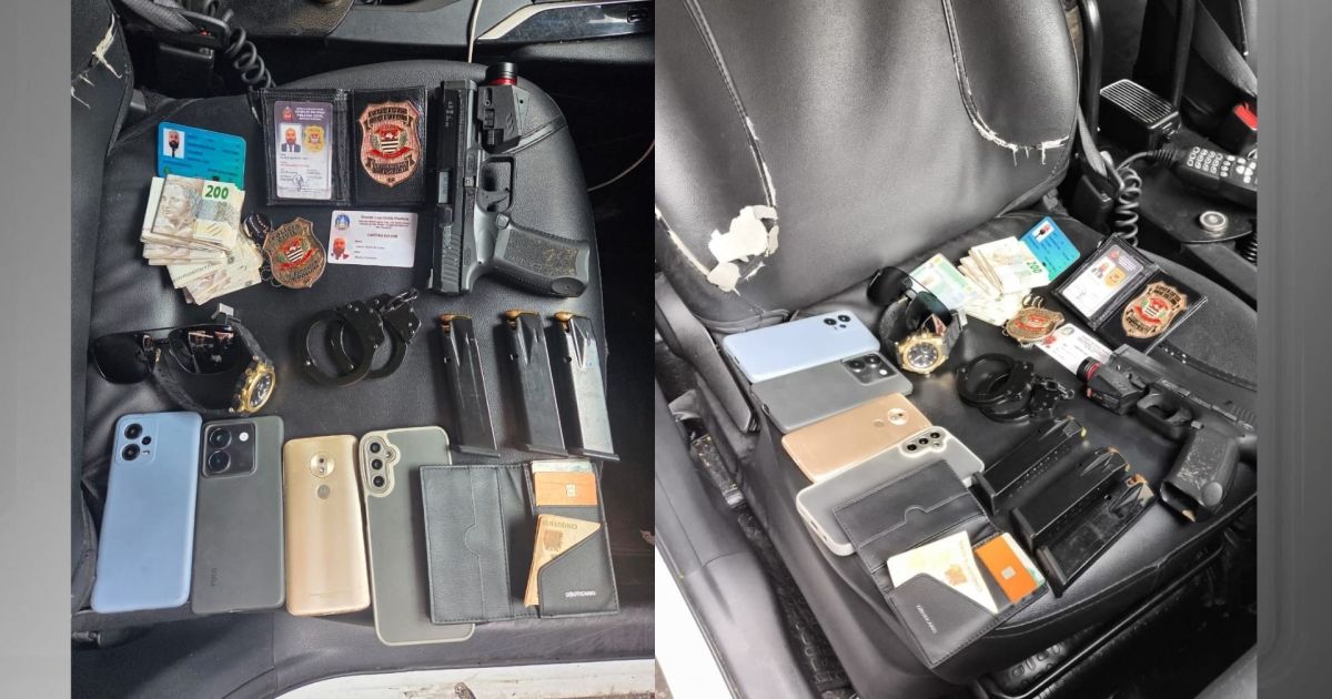 Homens são presos após se passarem por policiais para aplicar golpes em SP