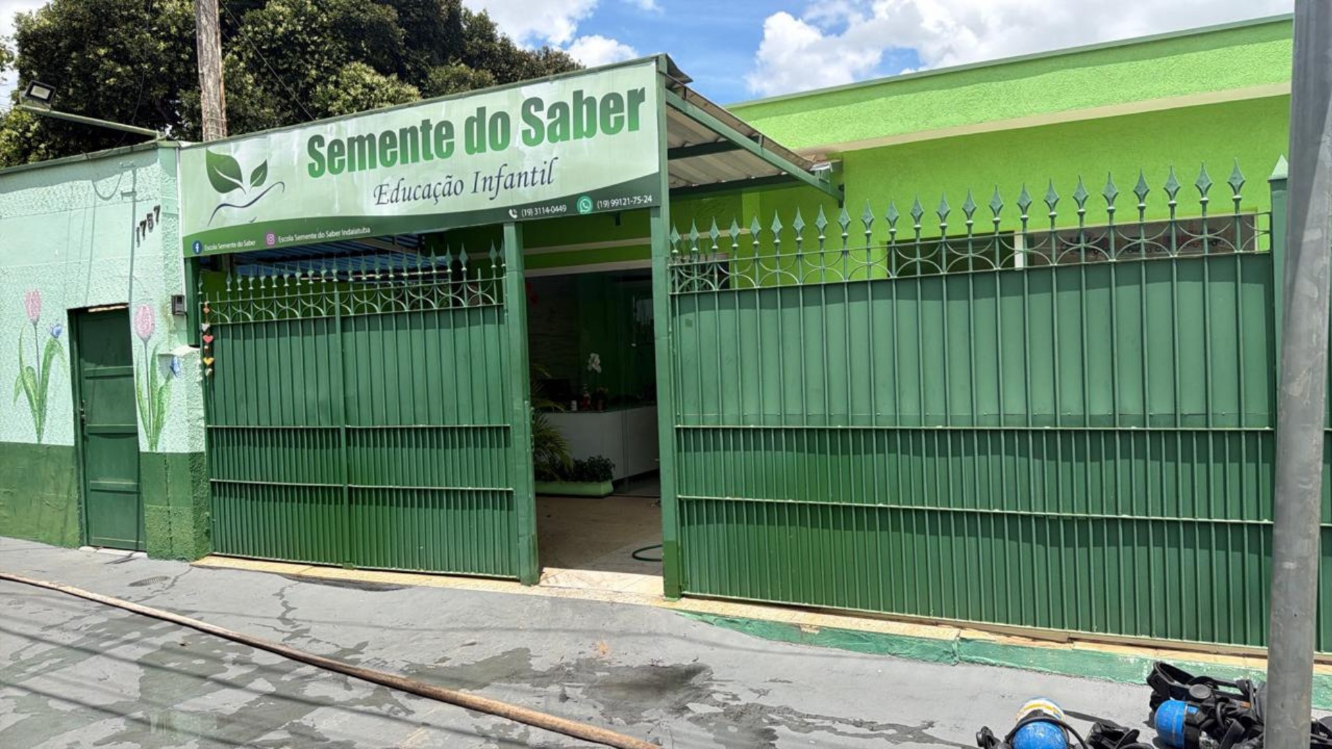 Incêndio atinge escola infantil e mobiliza bombeiros em Indaiatuba; ninguém se feriu