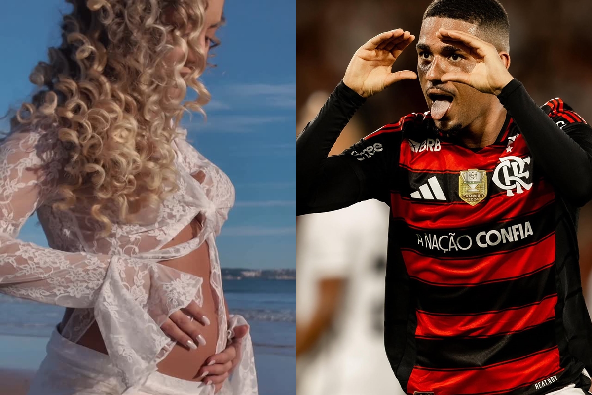 Influenciadora e jogador do flamengo anunciam gravidez; saiba o sexo