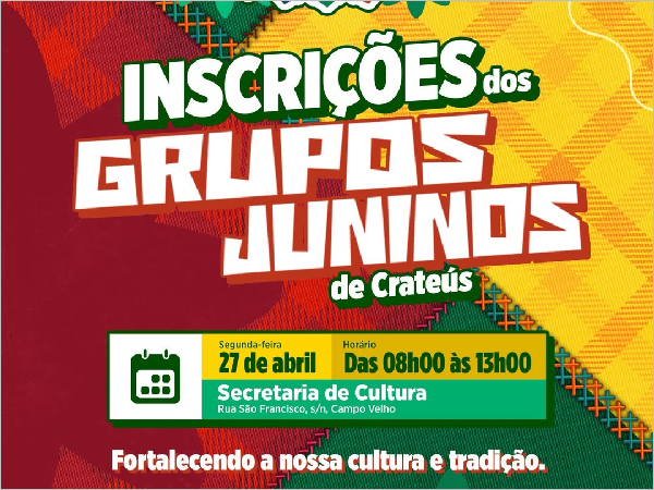 Inscrições Abertas para Grupos Juninos: Valorize a Tradição Nordestina