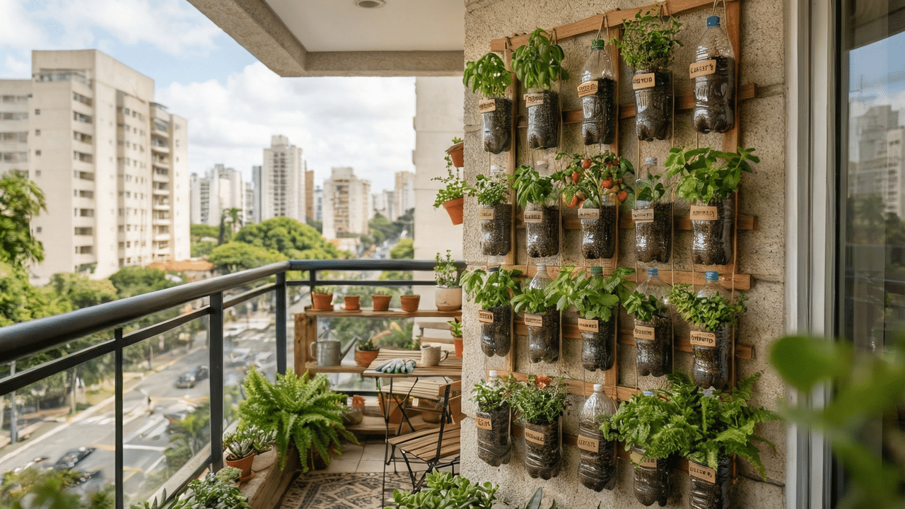 Jardim Vertical: Transforme sua Parede em um Jardim de Reaproveitamento