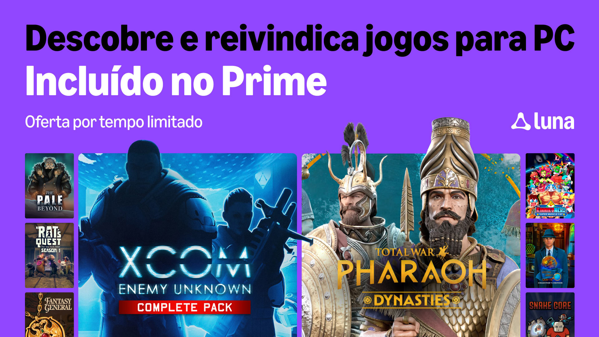 Jogos Gratuitos de Abril: XCOM, Total War e Mais para Assinantes Prime