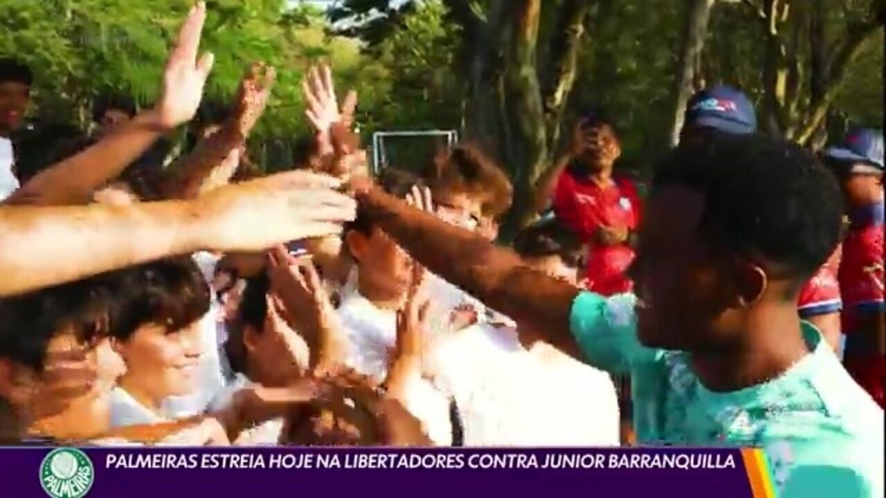 Larson sonha em estrear na Libertadores com o Palmeiras: 'É uma competição diferente'