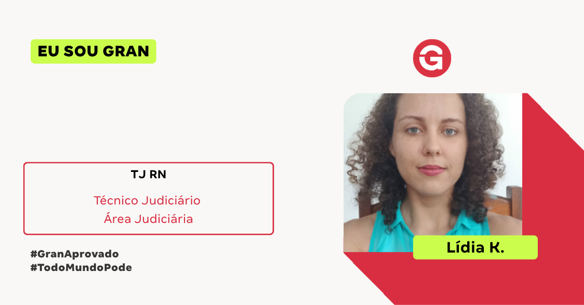 Lídia K é Aprovada no TJ RN: Uma História de Superação e Estudo Intensivo