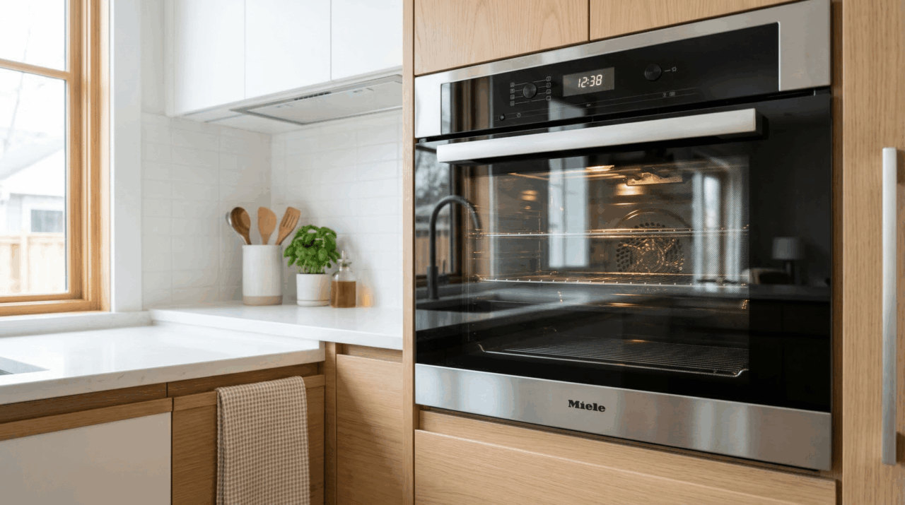 Limpeza de Forno em 2 Minutos: O Truque do Cabide com Toalha Mais Genial