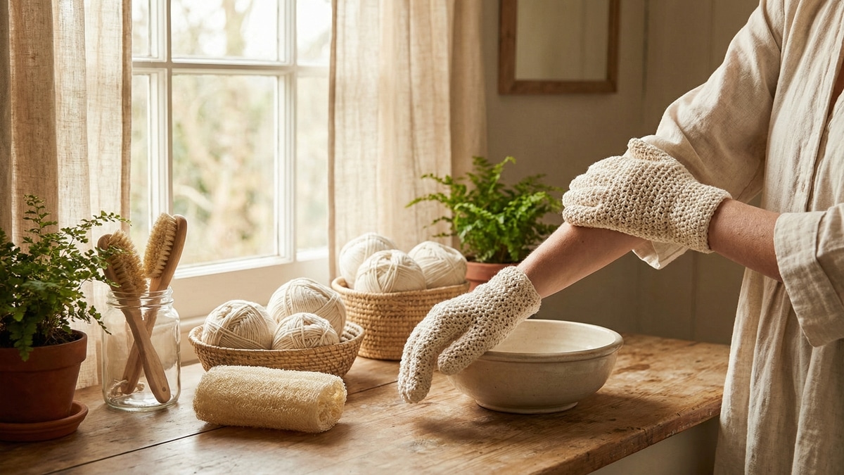 Luva de Banho Sustentável: Como Fazer em Casa e Economizar