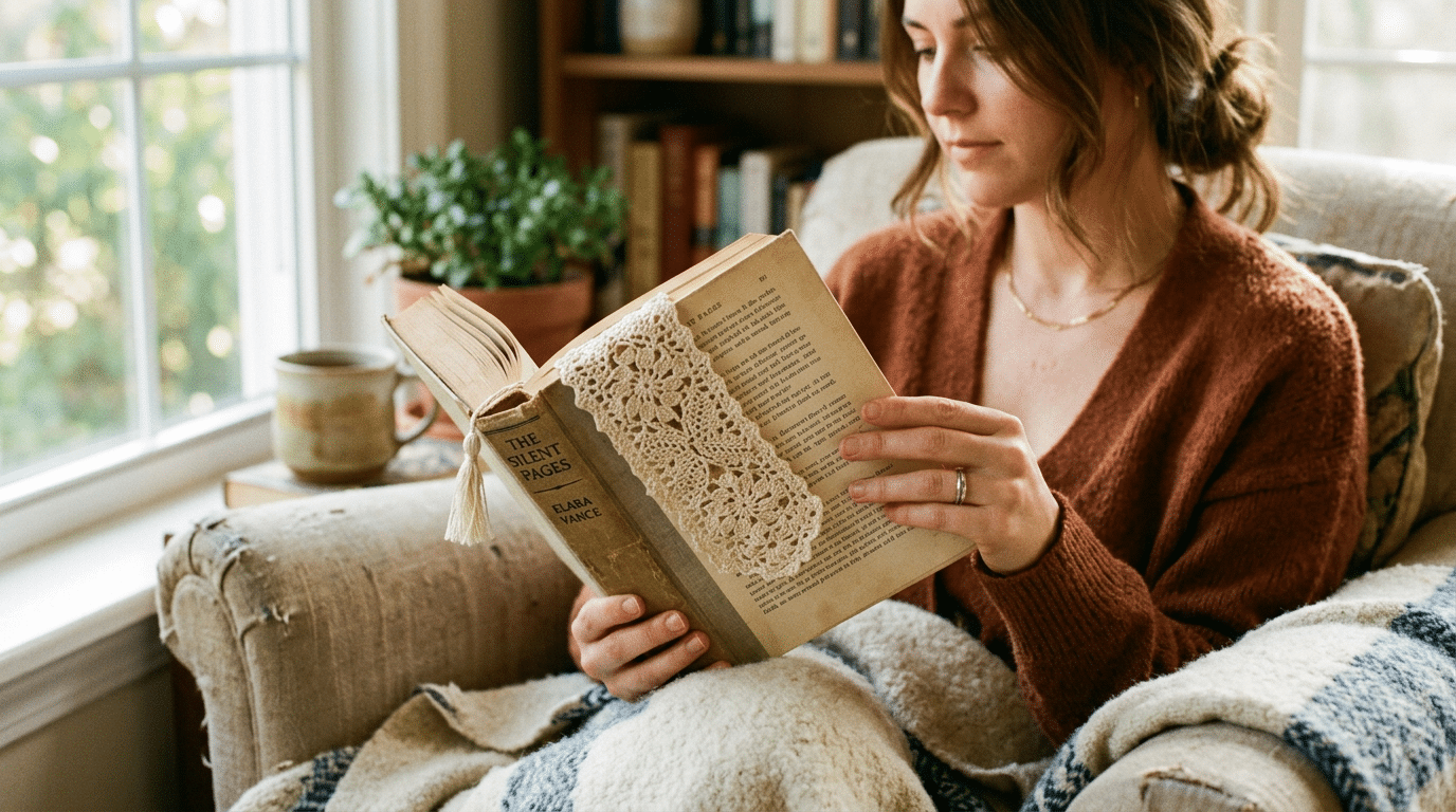 Marcadores de Páginas em Crochê: Uma Combinação Perfeita de Utilidade e Afeto para Seu Espaço de Leitura
