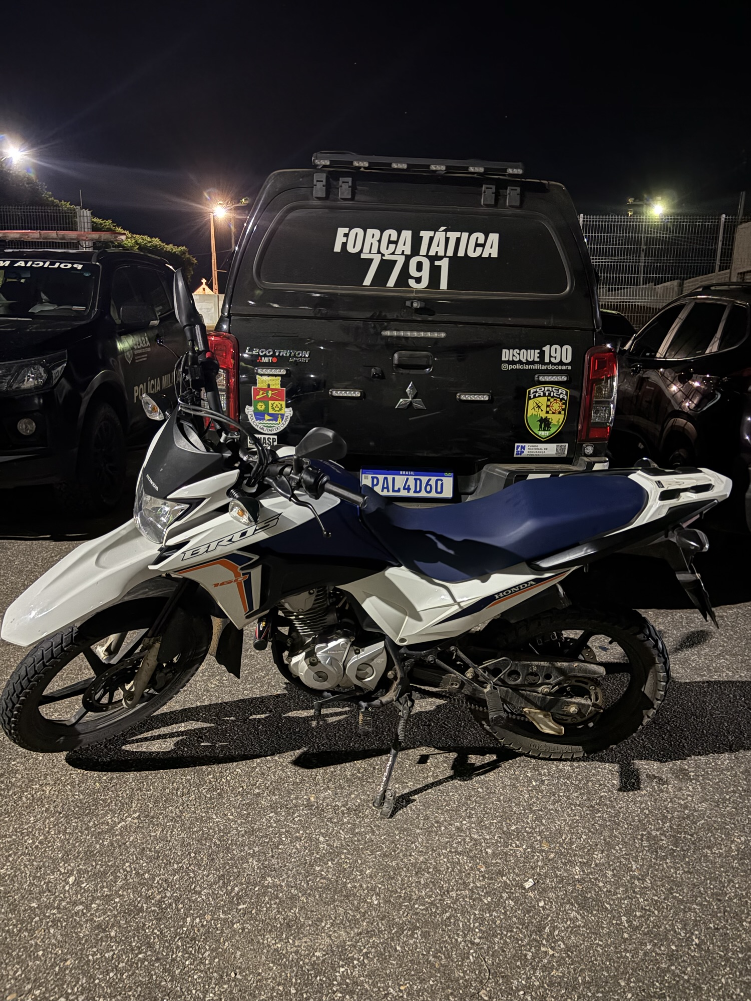 Motocicleta Roubada em Crateús: Veículo Recuperado After Suspeito Incendiar Própria Residência