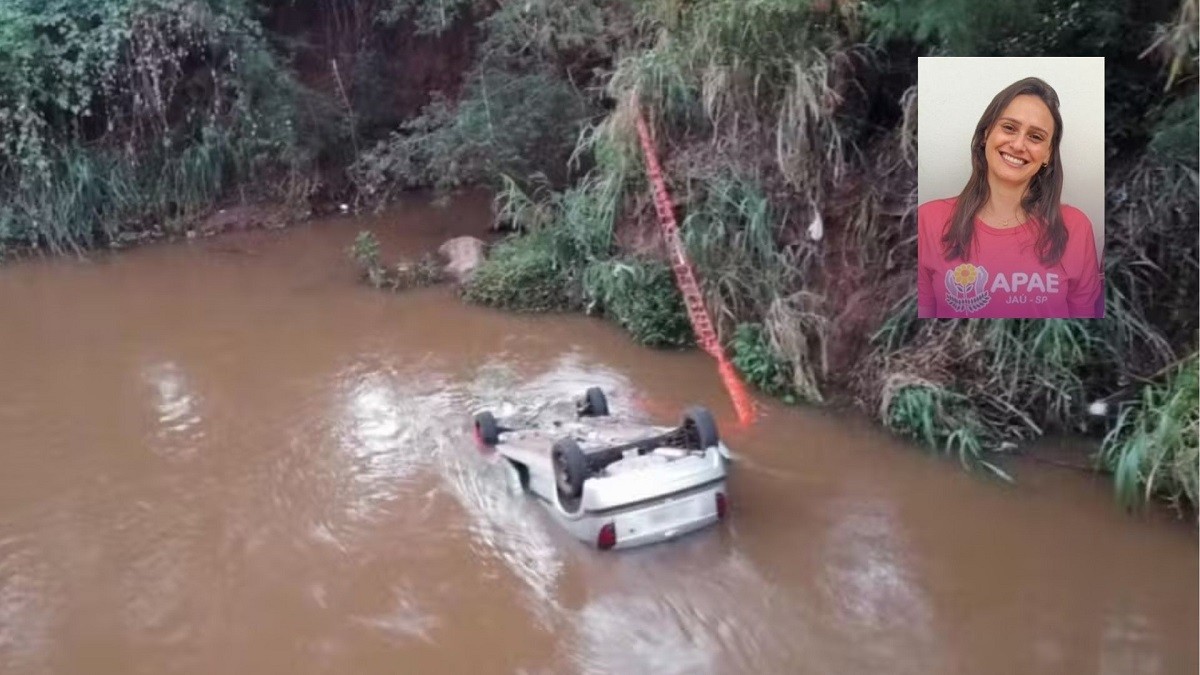 Motorista que morreu após cair com carro no Rio Jaú foi retirada do veículo por jovem de 1