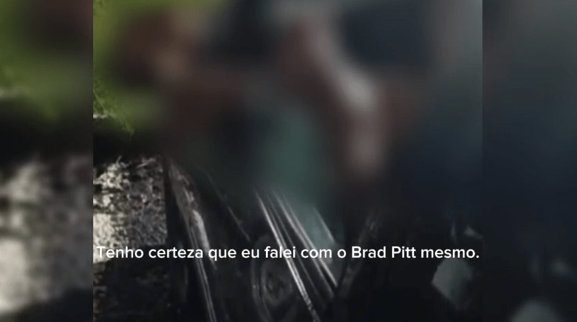 Mulher acredita se relacionar com Brad Pitt e espera ator no RS
