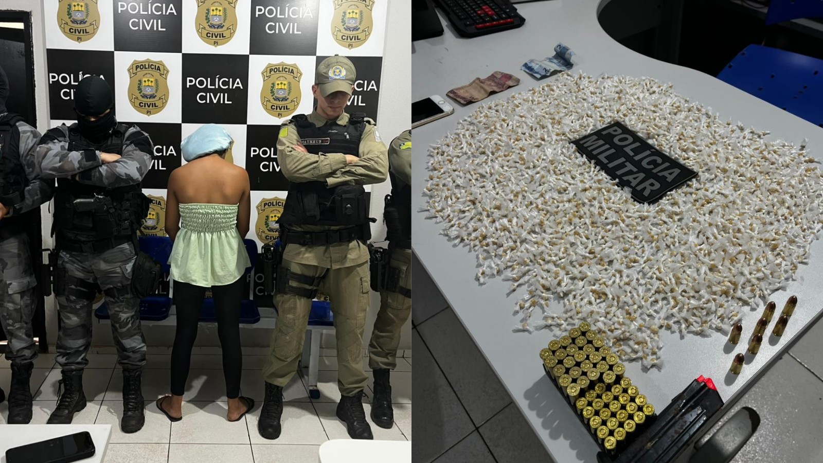 Mulher é presa ao carregar mais de 2,3 mil pedras de crack dentro de ônibus em rodoviária 