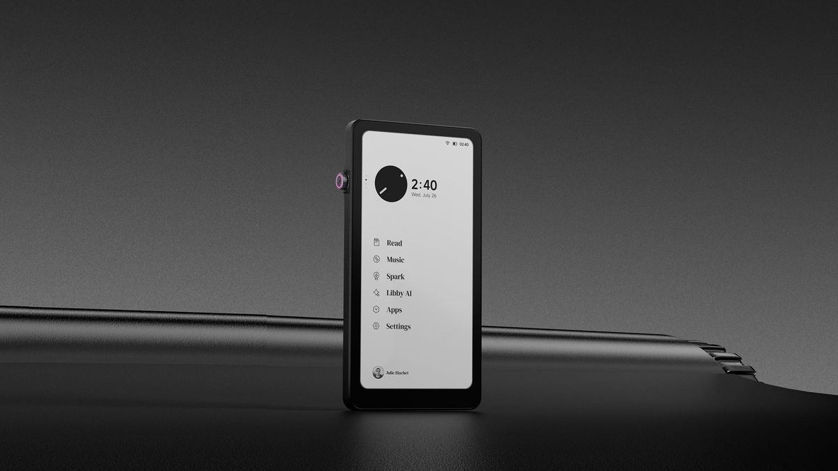 Novo leitor digital quer substituir Kindle e ainda servir como celular 