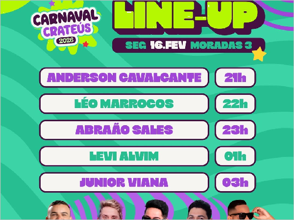 O 3º Dia do FESTIVAL PROMETE MÚSICA E ENERGIA NA CRATEÚS!