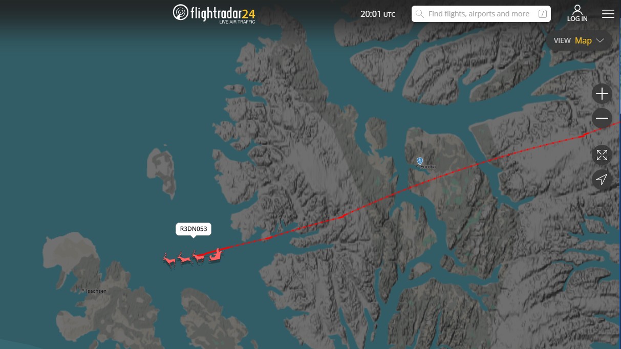 Onde está o Papai Noel? Sites acompanham viagem do bom velhinho em tempo real