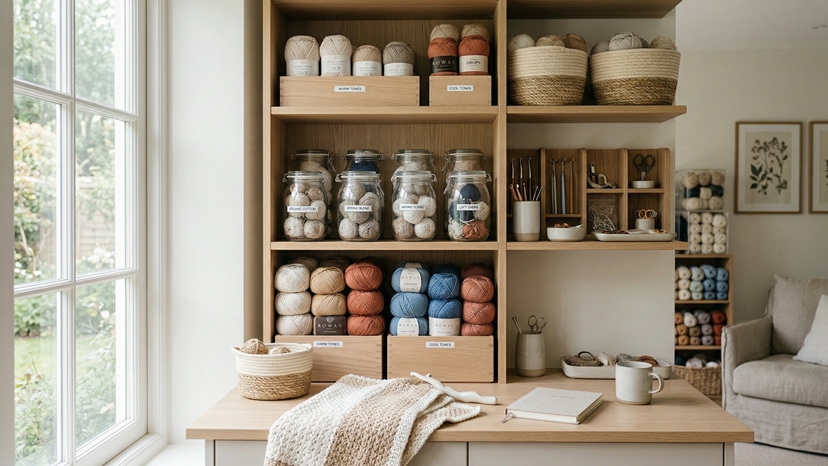 Organize seu Ateliê de Crochê para Maximar Produtividade e Preservar Materiais