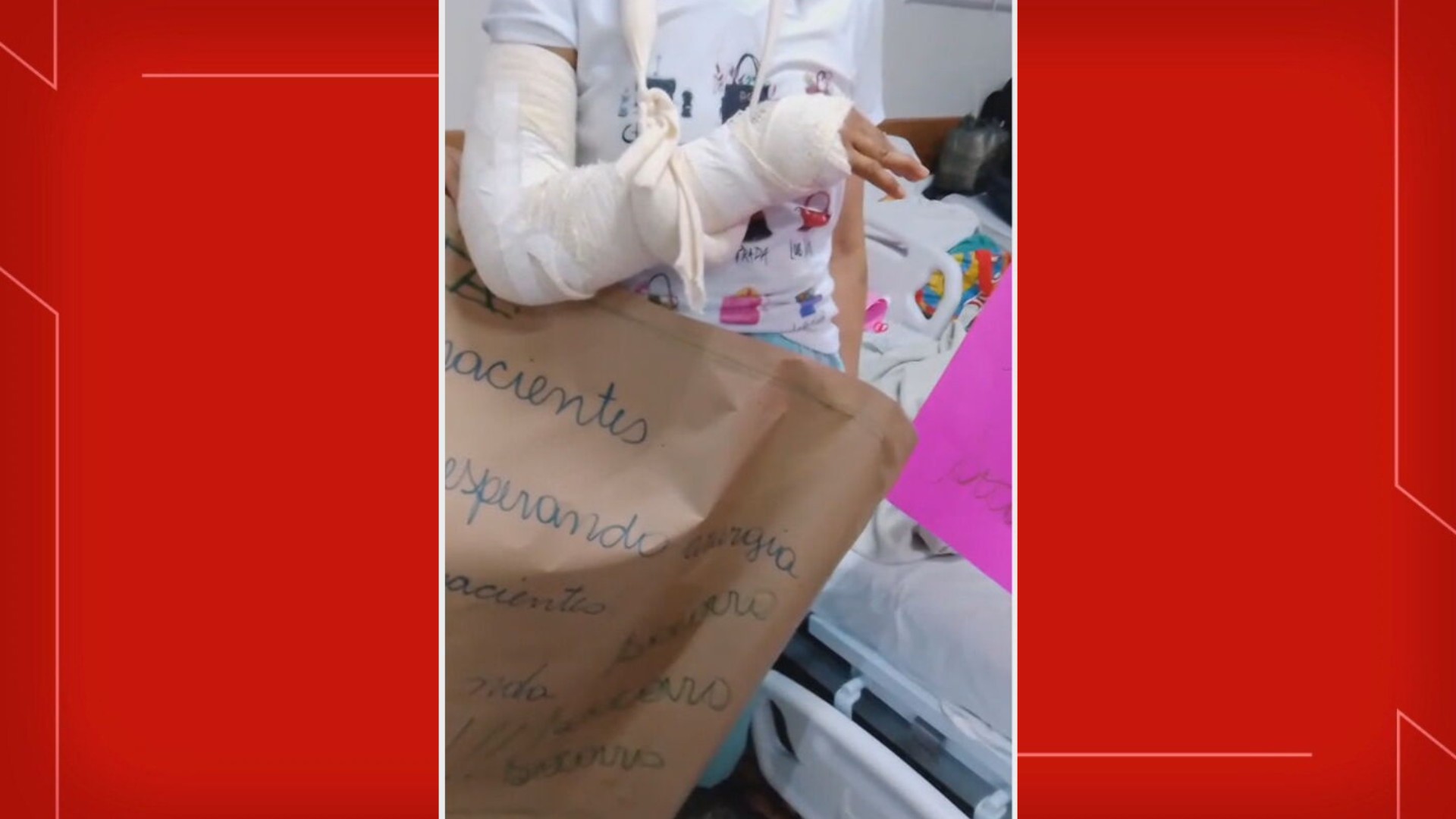 Pacientes internados em hospital público do DF protestam contra demora para realizar cirur