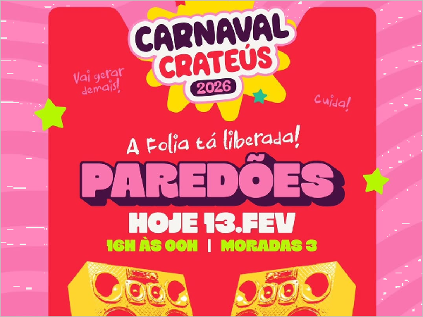 Paredões no Carnaval de Crateús: 3 Locais Permissivos