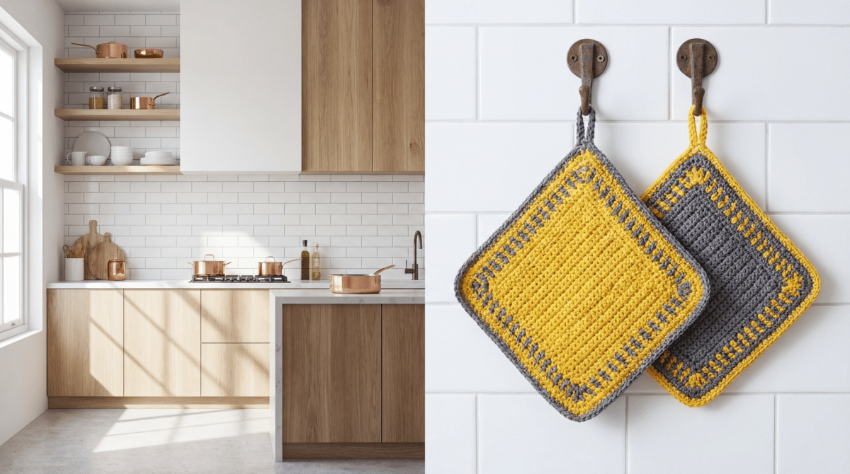 Pegador de Panela em Crochê: O Presente Funcional e Decorativo que Vende Todo o Ano!