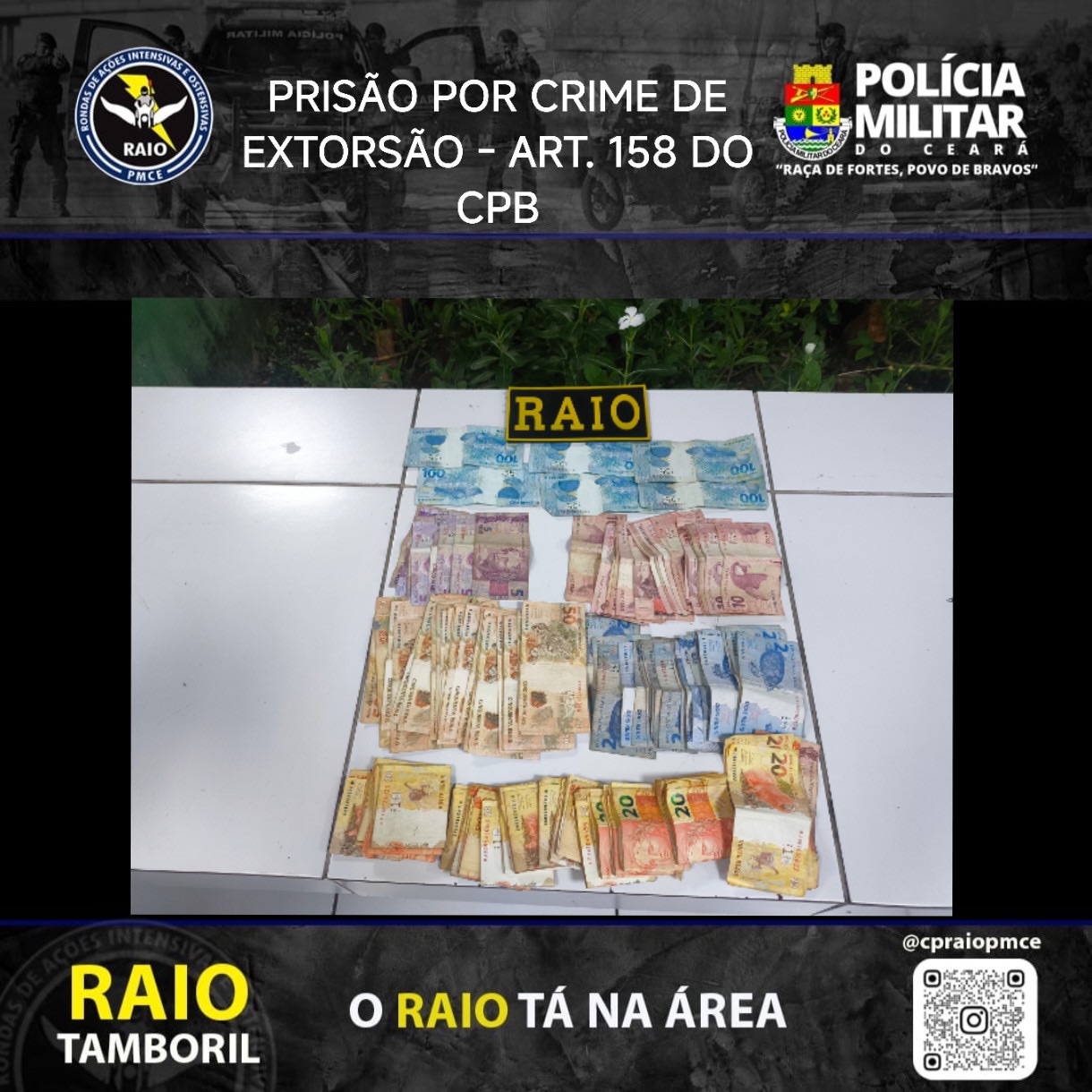Polícia prende extorsionários em Monsenhor Tabosa após denúncias de CV
