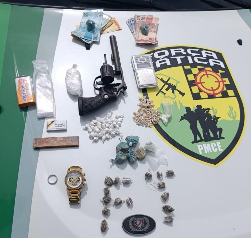 Prisão e Apreensão de Drogas em Varjota: Polícia Militar do Ceará Desmente Segurança Pública