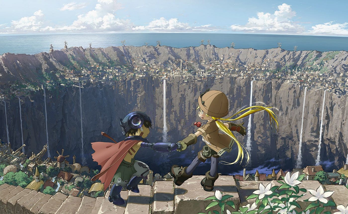 Problemas sérios na trilogia de filmes de Made in Abyss: mangá versus animação