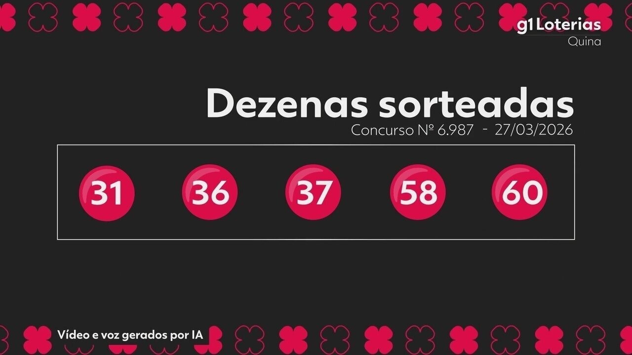 Quina Hoje: Resultado do Concurso 6987 e Números Sorteados