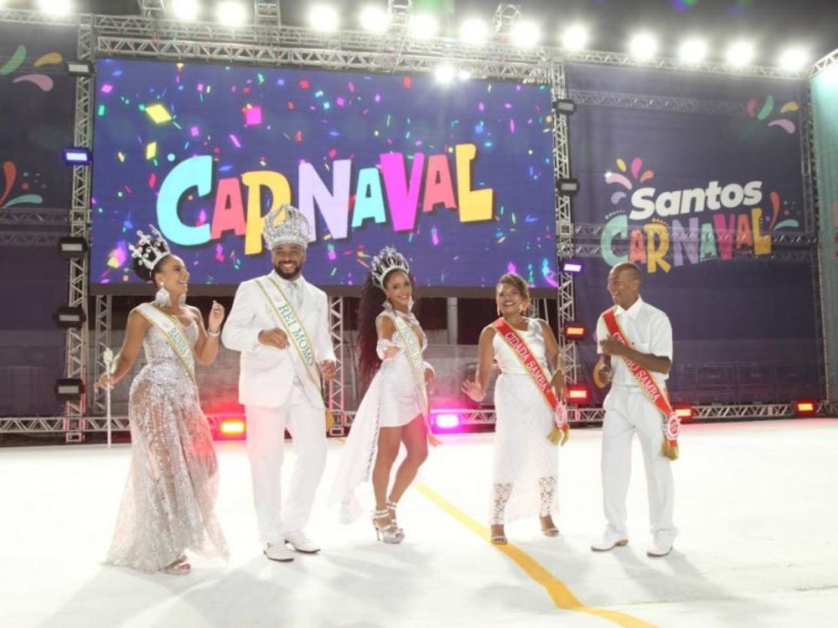 Rainha, Princesa e Rei Momo do Carnaval santista serão eleitos no Parque Valongo