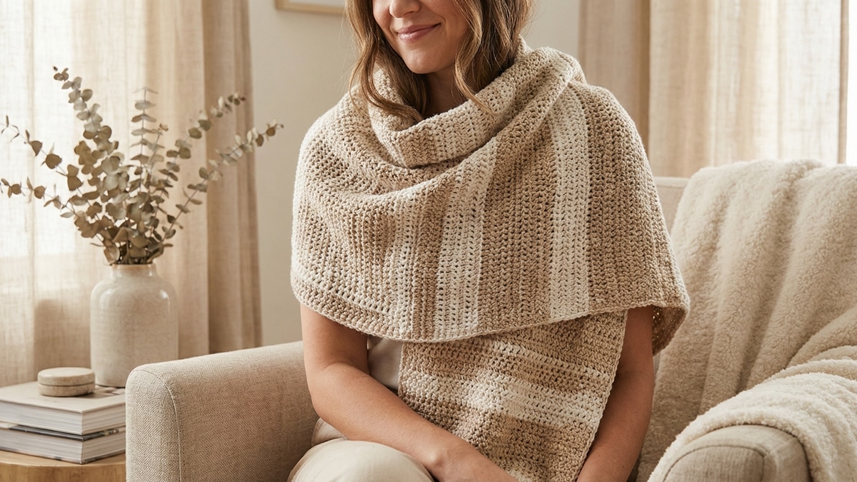 Revolutionize seu estilo: Xales e lenços de crochê para criar acessórios artesanais