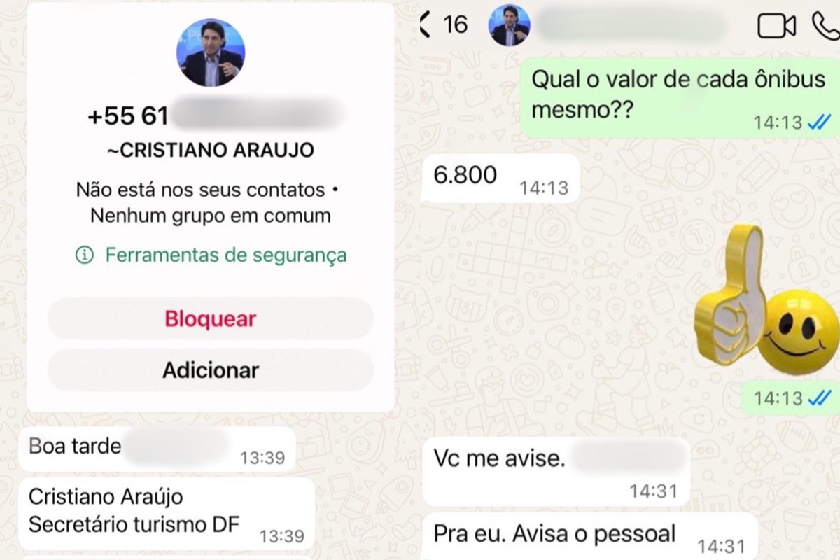 Secretário do DF é alvo de criminosos que pedem PIX no "golpe do zap"