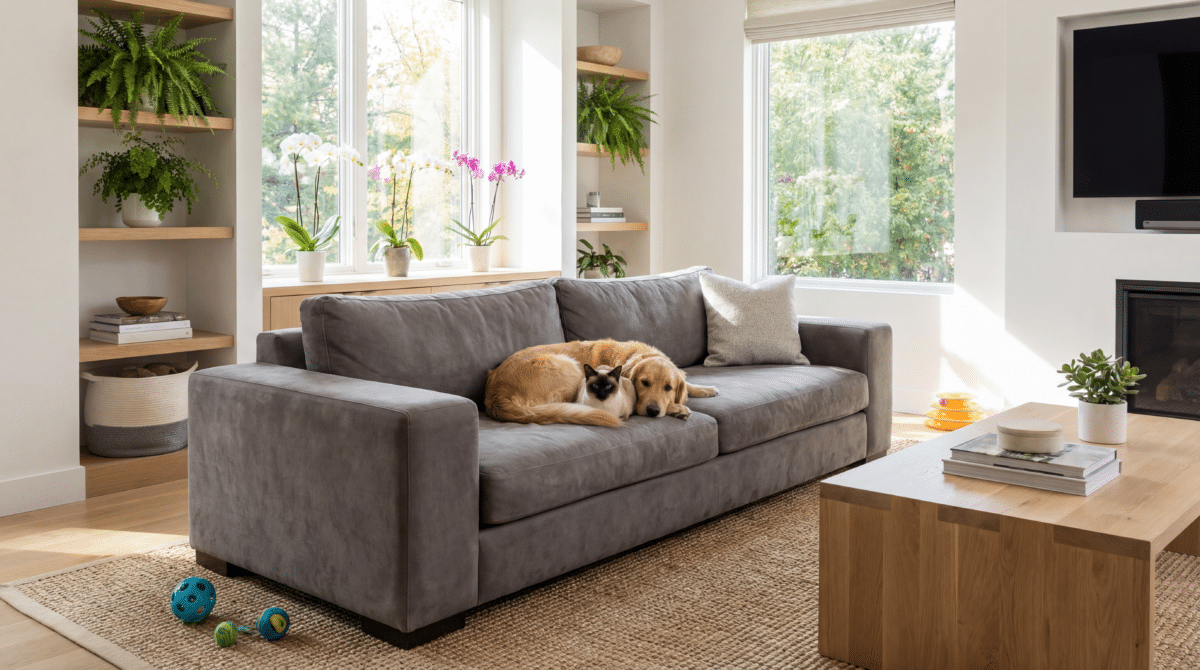 Segurança Animal: 5 Cuidados Essenciais para uma Decoração Sobre o Peso do Teu Pet