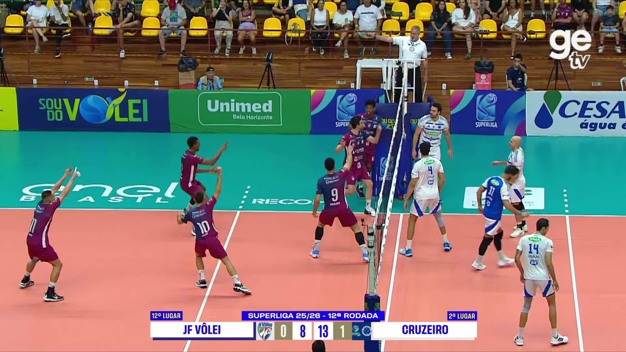 Sesi Bauru supera o Joinville Vôlei no tie-break pela Superliga